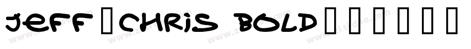 Jeff-Chris Bold字体转换